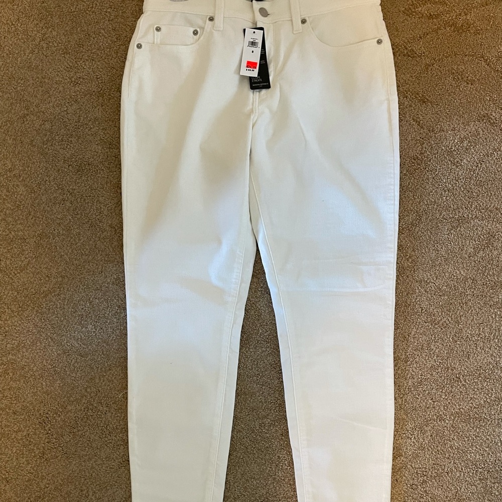 Winter White Casual Pants